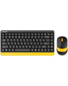 Клавиатура мышь Fstyler FG1110 Black Yellow A4tech