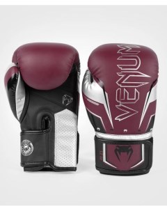 Перчатки боксерские Elite Evo Burgundy Silver 16 унций Venum