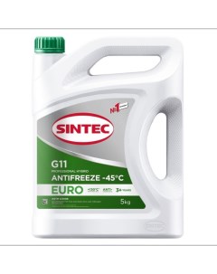 Антифриз Antifreeze Euro G11 5кг Sintec