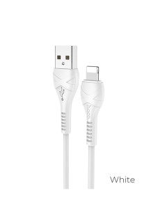 Кабель USB X37 Cool USB Lightning 2 4А 1м белый Hoco