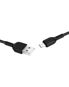 Кабель USB X20 Flash USB Type С 2А 3м черный Hoco