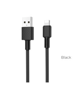 Кабель USB X29 Superior USB Lightning 2 0А 1м черный Hoco