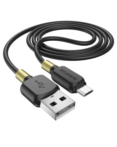 Дата кабель USB универсальный MicroUSB BX59 Defender черный Borofone