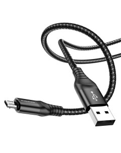Дата кабель USB универсальный MicroUSB BX56 черный Borofone