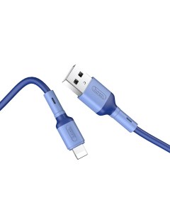 Дата кабель USB универсальный Lightning X65 синий Hoco