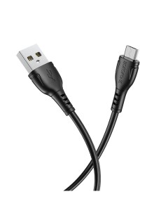 Дата кабель USB универсальный MicroUSB BX51 черный Borofone