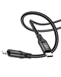 Дата кабель USB универсальный Lightning BX56 черный Borofone