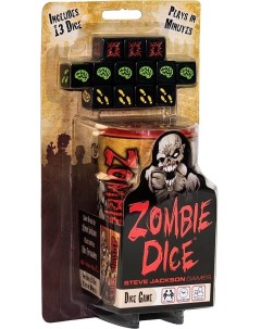 Настольная игра Zombie Dice Unit Зомби Кубики Steve jackson games