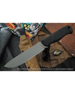 Нож B 15 сталь 95Х18 stonewash рукоять черный эластон Mr.blade
