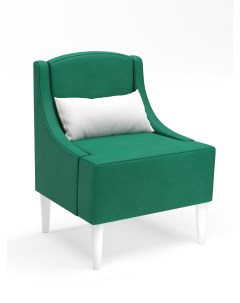 Кресло Лотти зеленый микровелюр Monofix