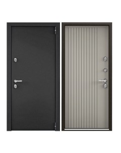 Дверь входная Torex Village advanced для дома 950х2050 правая темно серый Torex стальные двери