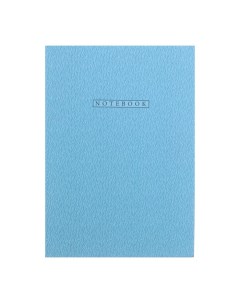 Записная книжка А6 64 листа в кл В голубом интегральня обл лам Soft Touch Полиграф принт