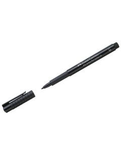Ручка капиллярная Pitt Artist Pen цвет 199 черный 15мм пишущий узел пуля Faber-castell
