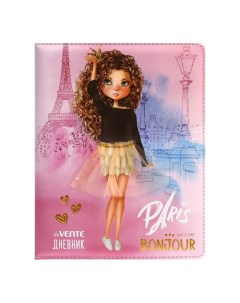 Дневник универсальный для 1 11 класса Bonjour Paris твердая обложка искусственн Devente