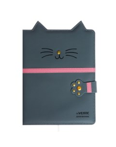 Дневник универсальный 1 11 класса Kitty твёрдая обложка с поролоном с хлястиком Devente