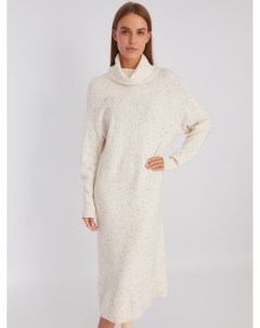 Вязаное платье свитер длины миди с высоким горлом Zolla