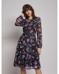 Шифоновое платье с цветочным принтом Zolla