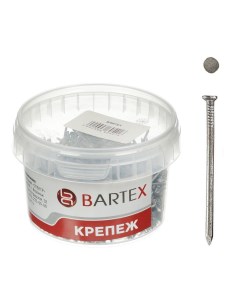 Гвоздь строительный диаметр 2х40 мм 0 3 кг в банке Bartex