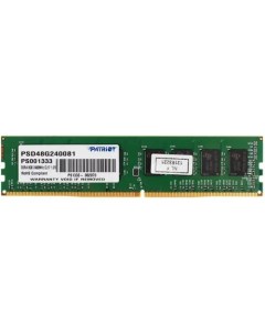 Память DDR4 DIMM 8Gb 2400MHz CL17 1 2 В Signature PSD48G240081 Patriot memory