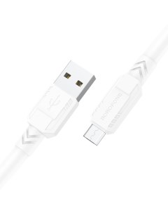 Кабель USB Micro USB 2 4A 1м белый BX81 6974443386080 Borofone