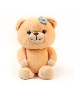 Мягкая игрушка Медведь с цветком цвета МИКС Nobrand
