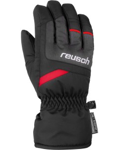 Перчатки Горнолыжные 2020 21 Bennet R Tex Xt Black Black Melange Fire Red Inch 3 Reusch