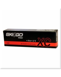 Жидкая мазь клистер XC Klister Red 5 до 1 С для мокрого крупнозернистого снега Skigo