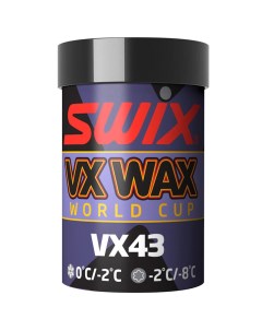 Мазь твердая высокий фтор VX43 Swix