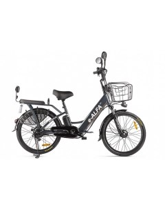 Электровелосипед e Alfa New 2021 19 темно серый Green city