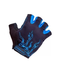 Велосипедные перчатки ZL2313 синие Novasport