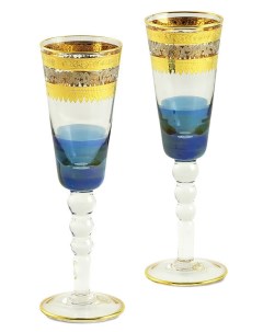 Набор из 2 х бокалов для шампанского Adriatica 2 бокала Same decorazione
