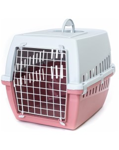 Контейнер для переноски кошек 40x60x39см розовый Savic