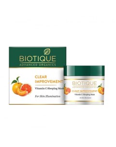 Ночная маска для лица с витамином с 50г Biotique