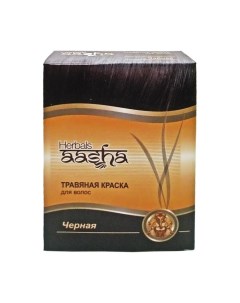 Краска для волос черная 60г Aasha