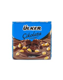 Шоколад молочный с фундуком 65 г Ulker