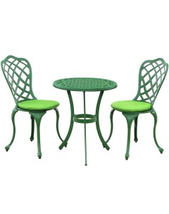 Комплект мебели 3 предмета зеленый салатовый Linyi