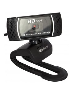 Веб камера G lens 2597 HD720p 63197 2МП 60 микрофон USB 2 0 автофокус слеж за лицом Defender