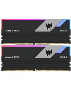 Модуль памяти DDR5 32GB 2 16GB BL 9BWWR 370 Predator Vesta II RGB PC5 54400 6800MHz CL34 1 4V black Acer