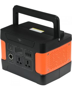 Аккумулятор внешний портативный Solar Generator 600 ISG 65 1911954 150000mAh 5A черный оранжевый Itel