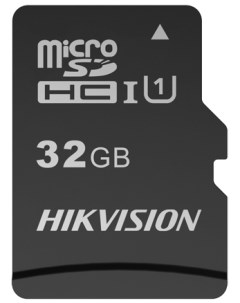 Карта памяти 32GB HS TF C1 STD 32G ADAPTER microSDHC с SD адаптером 92 20MB s V10 Hikvision