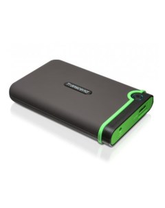 Внешний диск HDD 2 5 TS1TSJ25M3S 1TB StoreJet 25M3S USB 3 0 черный с зеленым Transcend