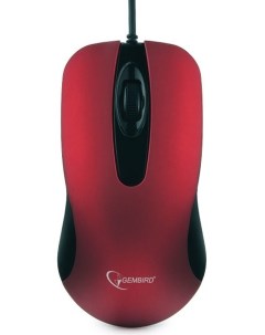 Мышь MOP 400 красная 1000dpi USB 3 кнопки Gembird