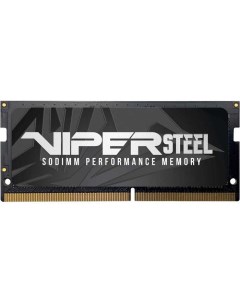 Модуль памяти SODIMM DDR4 8GB PVS48G266C8S Viper Steel PC4 21300 2666MHz CL18 260 pin радиатор 1 2V  Patriot memory