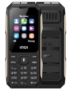 Мобильный телефон 106Z black 1 8 1650mAh металл вставки защищенный дизайн 2 SIM Inoi