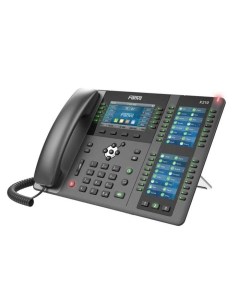 Телефон VoiceIP X210 2х10 100 1000 20 SIP линий 3 дисплея 116 DSS клавиш телефонная книга 2000 запис Fanvil