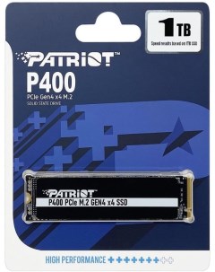 Накопитель SSD M 2 2280 P400P1TBM28H P400 1TB PCIe Gen4 x 4 NVMe 1 3 5000 4800MB s IOPS 620K 550K he Patriot memory