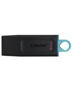 Накопитель USB 3 2 64GB DataTraveler Exodia DTX 64GB Gen 1 Black Teal Kingston