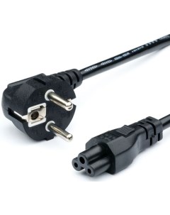 Кабель питания AT15270 Power Supply Cable для Ноутбуков 1 8meters 0 75мм CEE 7 7 евровилка IEC C5 Atcom