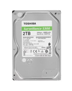 Жесткий диск 2TB SATA 6Gb s S300 HDWT720UZSVA 3 5 5400rpm 128MB Toshiba (kioxia)