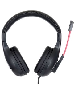 Гарнитура MHS G30 игровая черный красный регулятор громкости откл микрофона кабель 2 5м Gembird